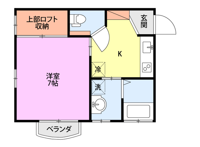 スウィーツの間取り