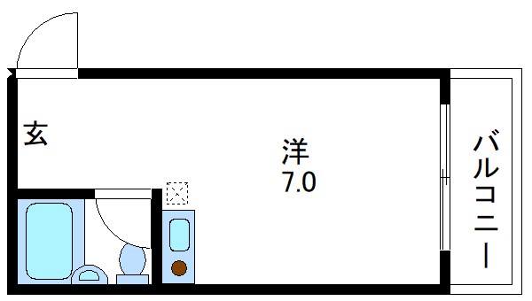 江戸川区小松川のマンションの間取り