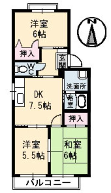 アンセスグランヒルズ　Ｅ棟の間取り