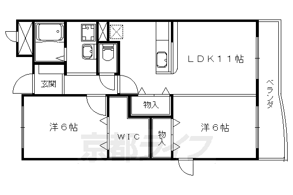 フルール野色の間取り