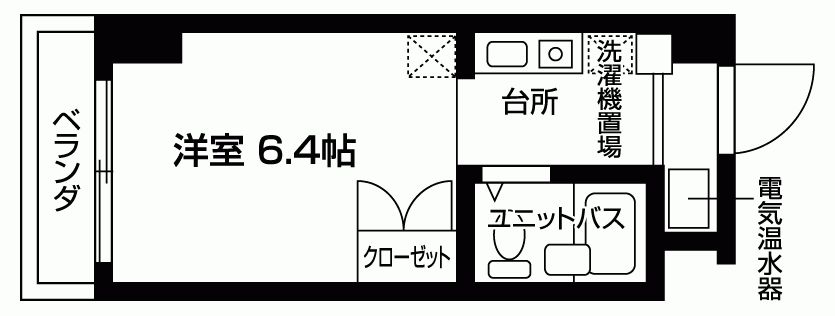 スチューデントハイツ本厚木の間取り