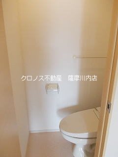 【出水市向江町のアパートのトイレ】