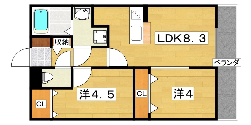 Act池田本町の間取り