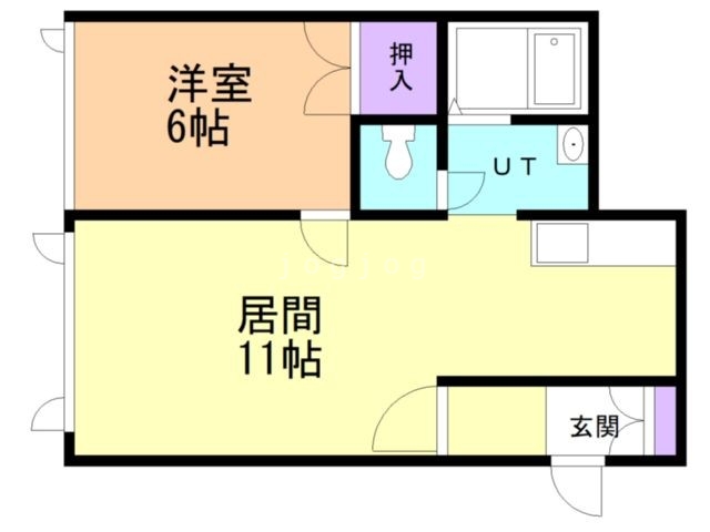 タウンズ豊岡の間取り