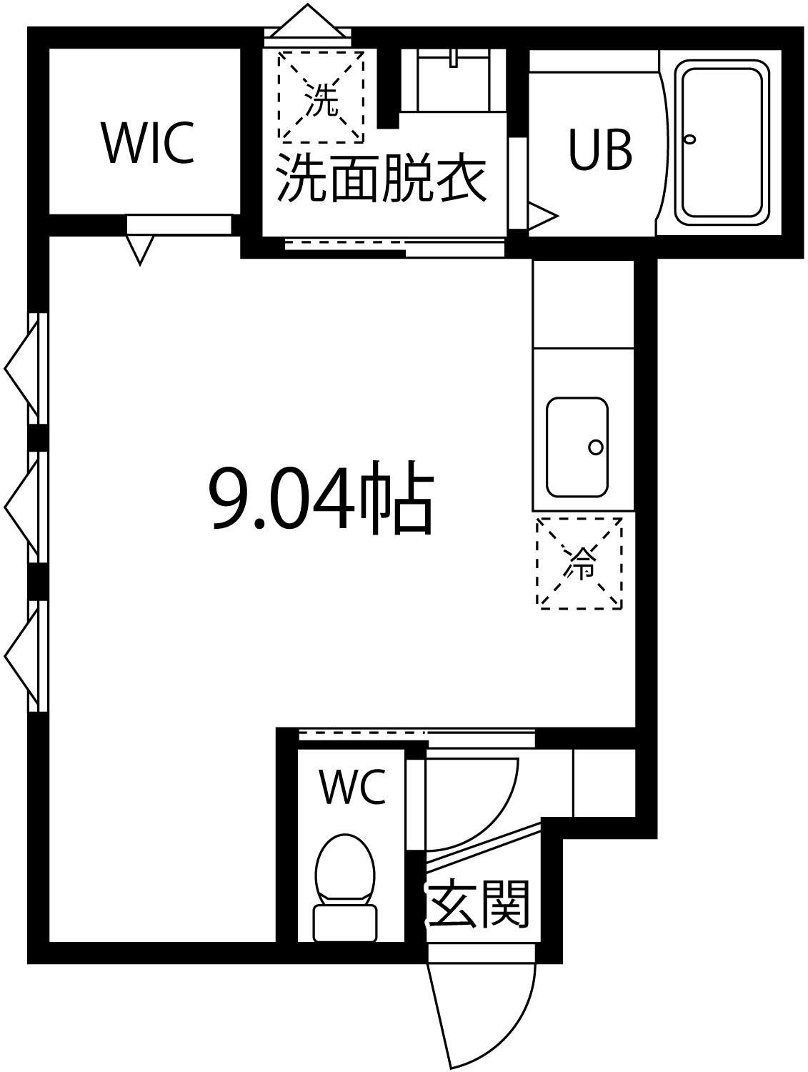 ファイブスターの間取り