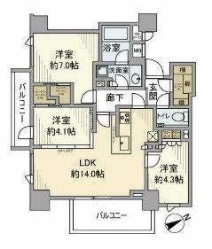 ザ・パークハウス目黒本町の間取り