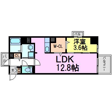 トレスオハス稲葉荘の間取り