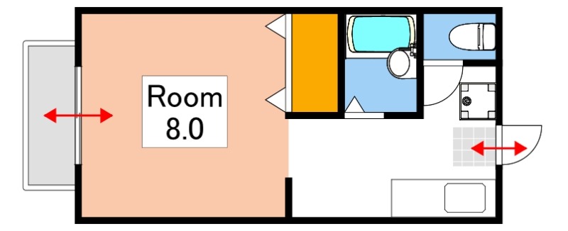 メゾン学南の間取り