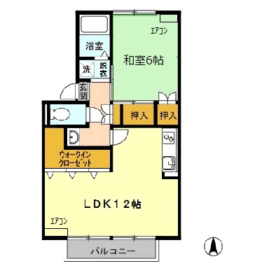 スリーオーハイツの間取り