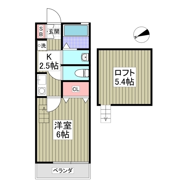 アーバングレース参番館の間取り