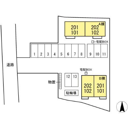 【（仮）Ｄ－ｒｏｏｍ三本柳　Ｂ棟のその他共有部分】