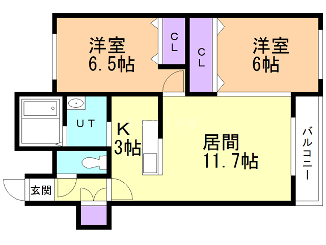 メゾンＭＴ栄通の間取り