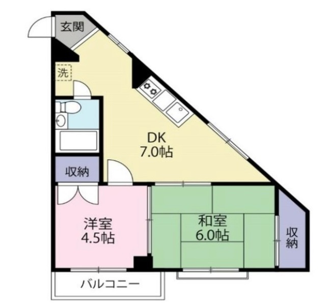 メトロ春日の間取り