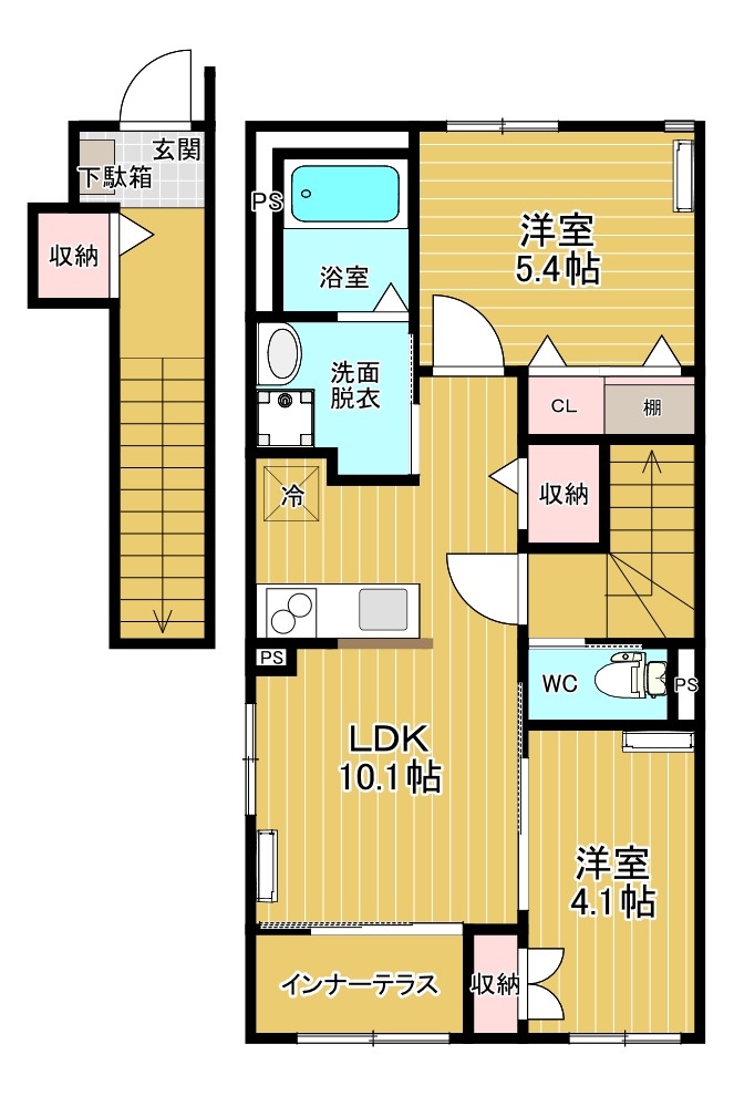 グランパティオの間取り