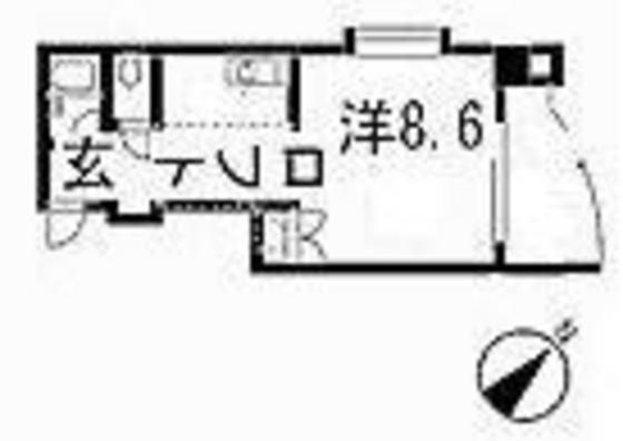 広島市西区福島町のマンションの間取り