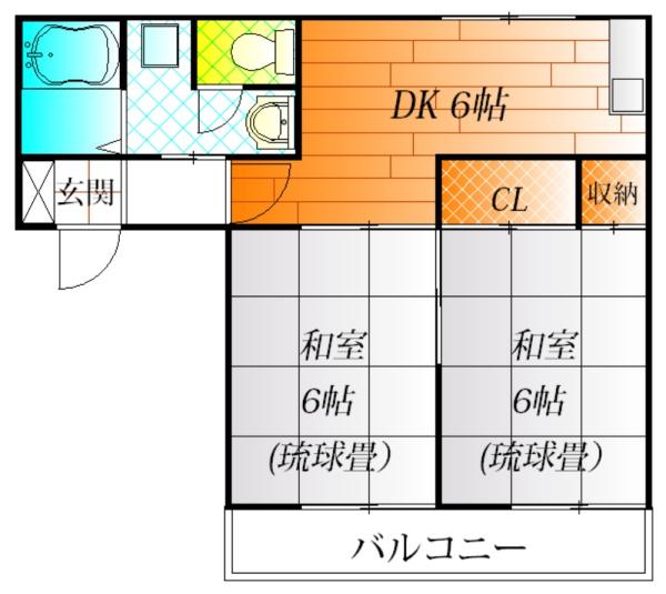 アネックス　Kの間取り