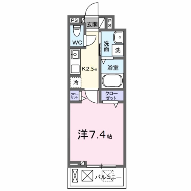 ルーベル桜井の間取り
