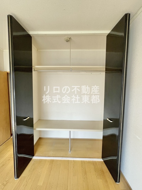 収納　奥行のある収納付です！増えがちな荷物をもスッキリ収納できます