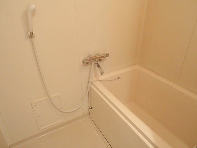 バス・シャワールーム　洗面台は独立なのですっきりしたバスルームです