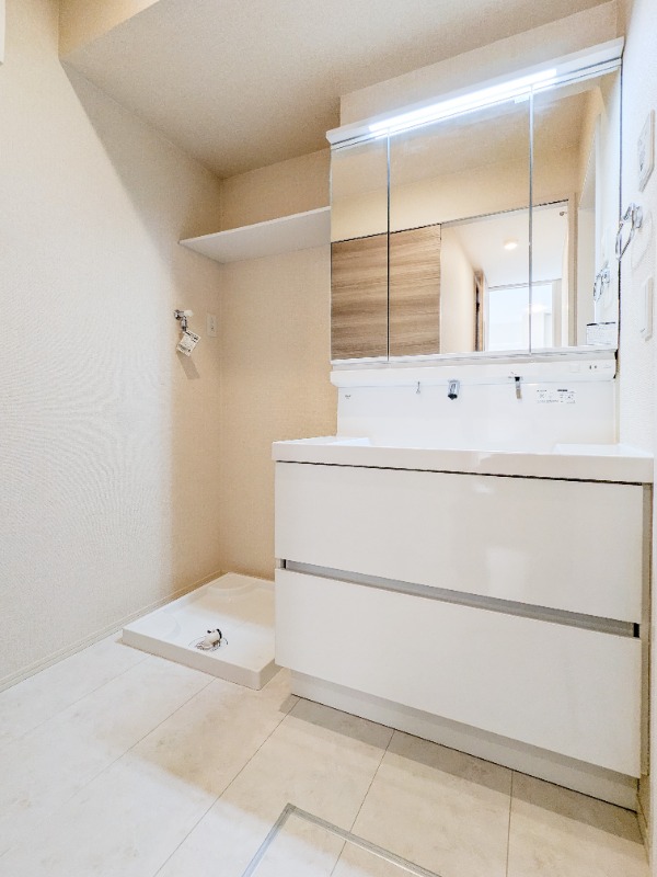 洗面設備　図面と現状に相違がある場合には現状を優先