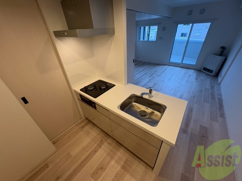 キッチン　システムキッチンなので、すぐお料理に使えます！