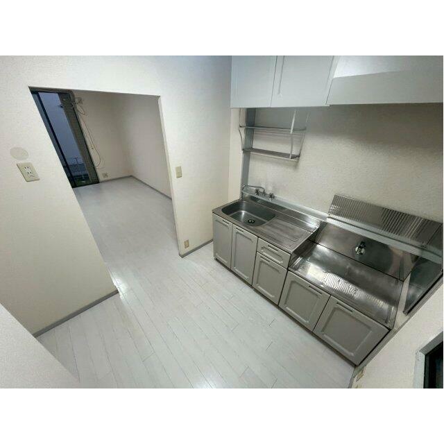 キッチン　2口ガスコンロ設置可