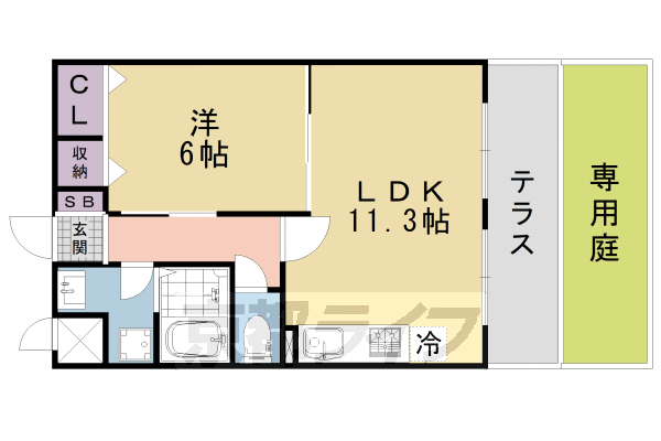 エルヴィータ安朱の間取り写真