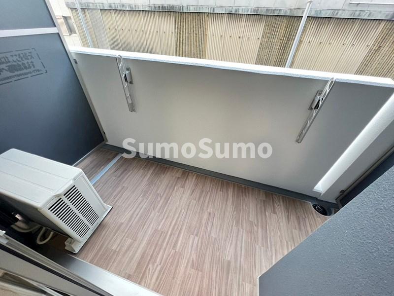 バルコニー　落ち着いた時間を過ごせるバルコニーです