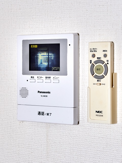 セキュリティ　カラーモニター付インターホン
