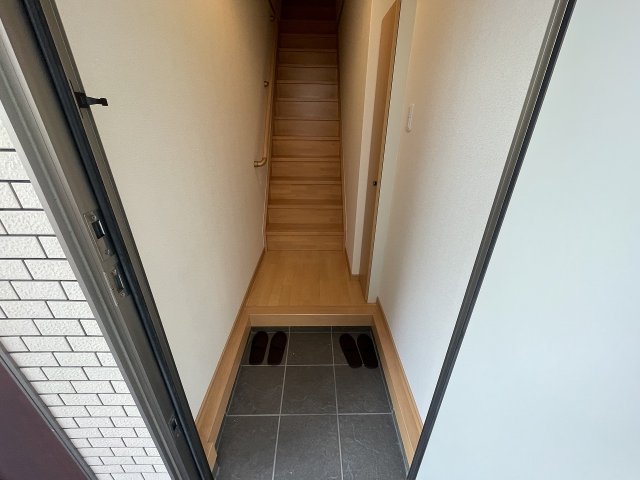 玄関　ゆったりとした玄関です