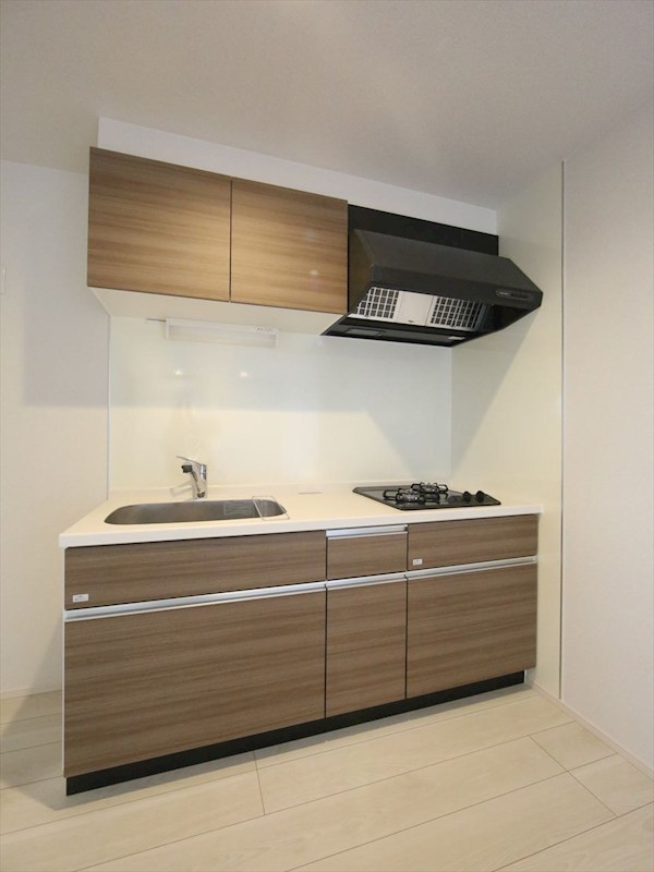 キッチン　システムキッチン（ガス2口コンロ付）　同仕様写真