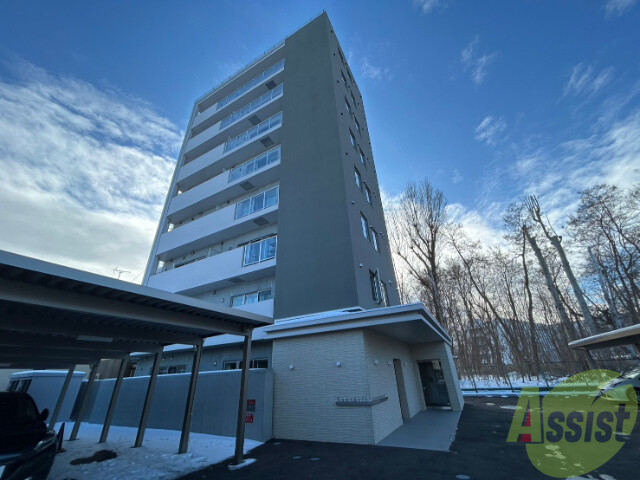 建物外観　札幌市北区北２０条西「サンスクリットレジデンス北大前」