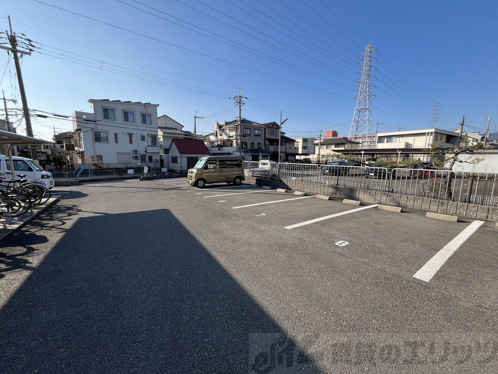 駐車場　眺望