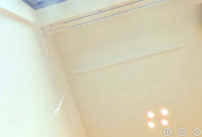 その他設備　室内物干し