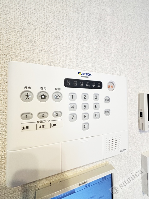 セキュリティ　ＡＬＳＯＫのホームセキュリティーが標準設備＾＾