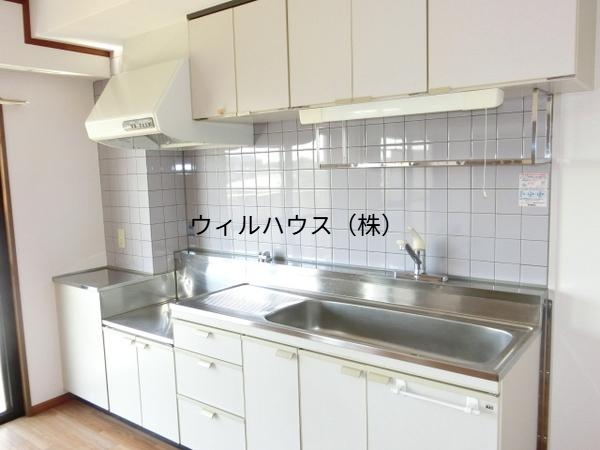 キッチン　ガスコンロ設置可能！