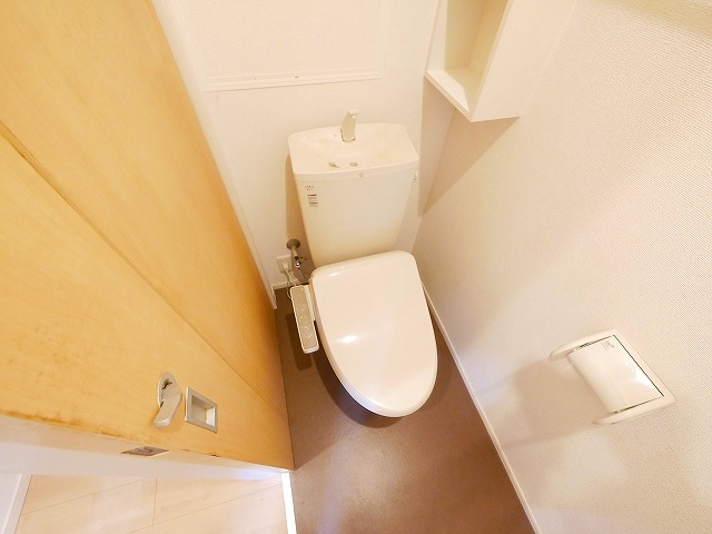 トイレ　ゆったりとした空間のトイレです