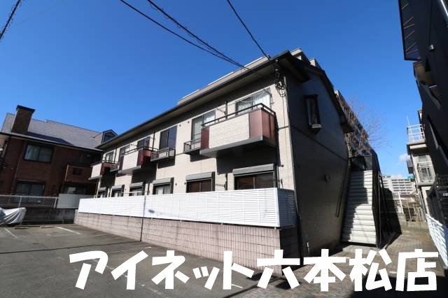 建物外観　都市ガス仕様の1LDK物件です。
