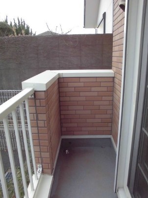 バルコニー　※同物件、同タイプ、間取り反転のお部屋です