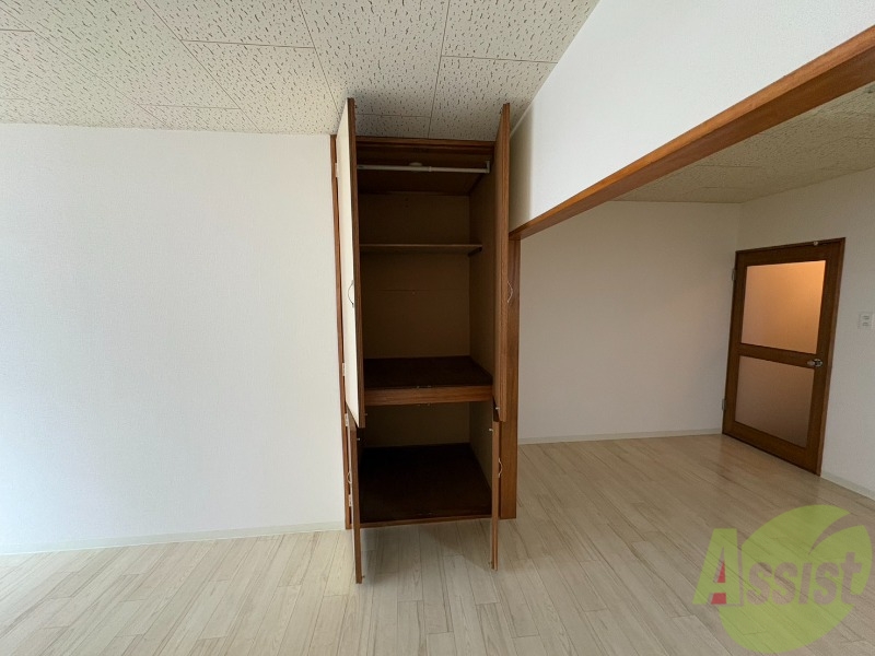 収納　収納もバッチリあるのでお部屋が片付きますよ！