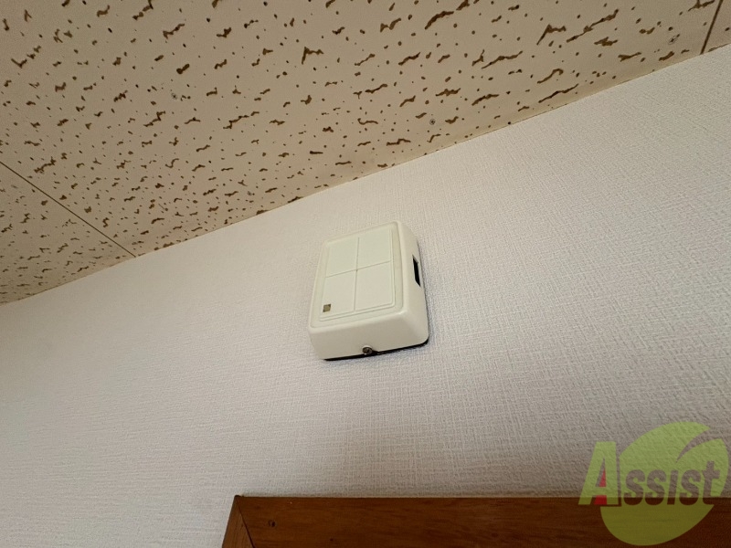 セキュリティ　来客時にはこちらのチャイムで知らせてくれます。