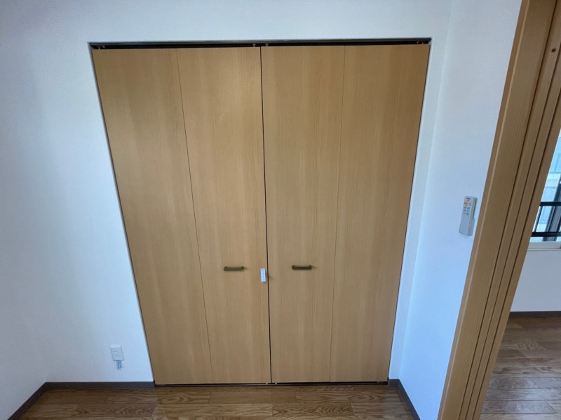 収納　クローゼット。荷物がたくさんあっても問題ないですね。
