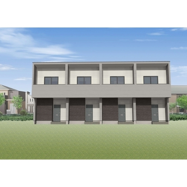 建物外観　Ａ～Ｃ棟（建築中）