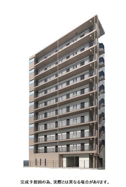 建物外観　２０２７年１月下旬入居可能予定。
