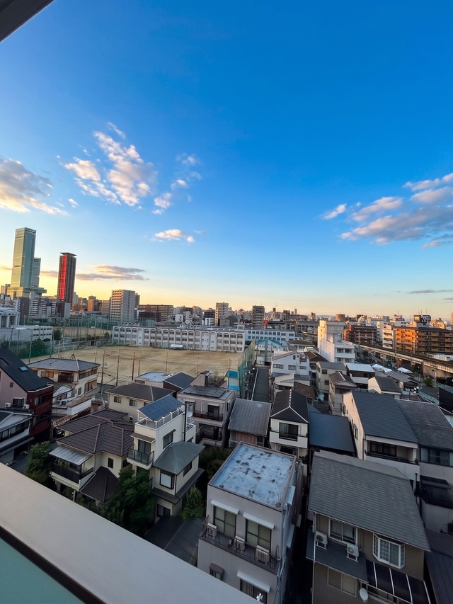 眺望　高い建物が少ないので見晴らし抜群♪