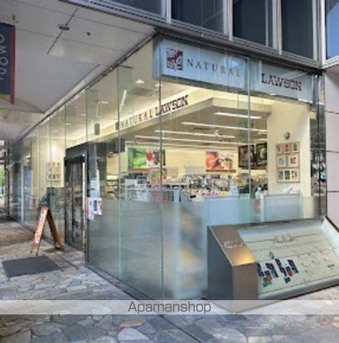コンビニ　ナチュラルローソンコモディオ汐留店（コンビニ）まで124m