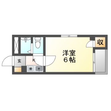 アルティメイトbuildg.平野町の間取り写真