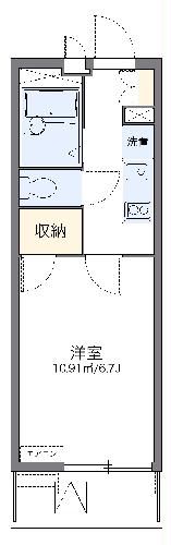 レオパレスフジの間取り写真