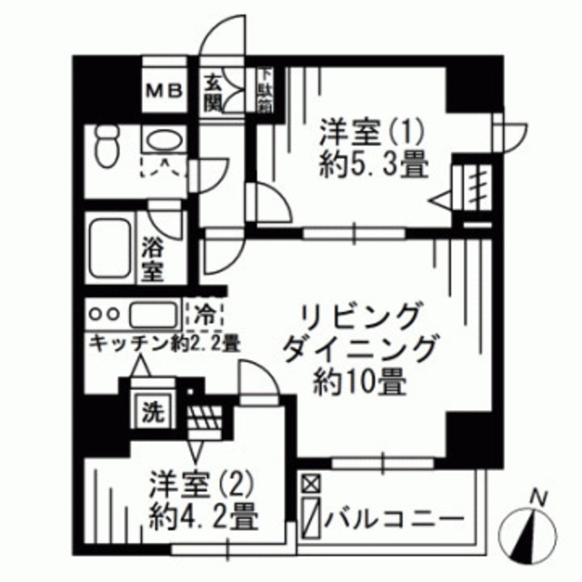 FOREST TOWER 29の間取り写真