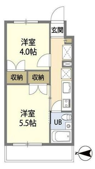 ヴェルドミール中延の間取り写真